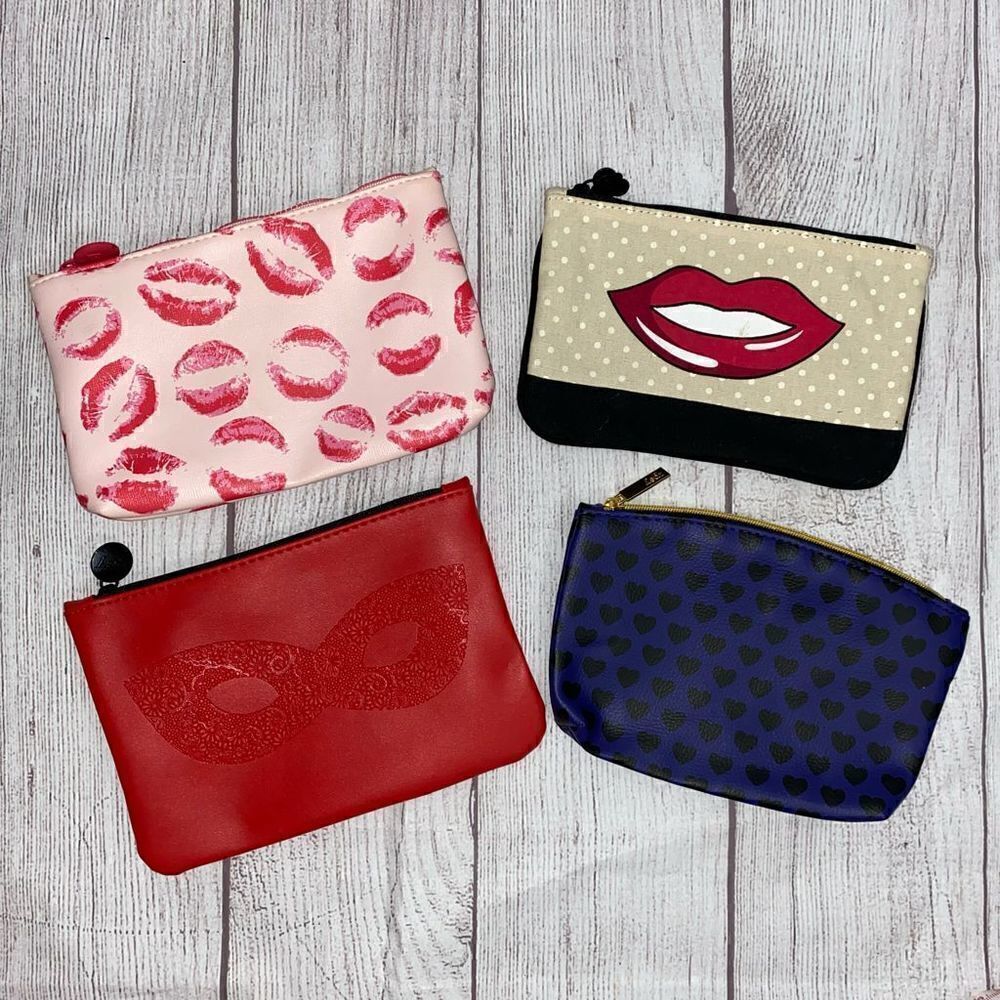 Ipsy bundle of 4 cosmetic makeup bags